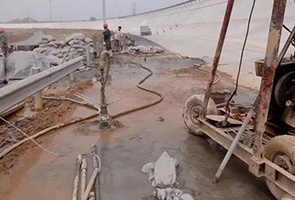 营口公路钻孔施工